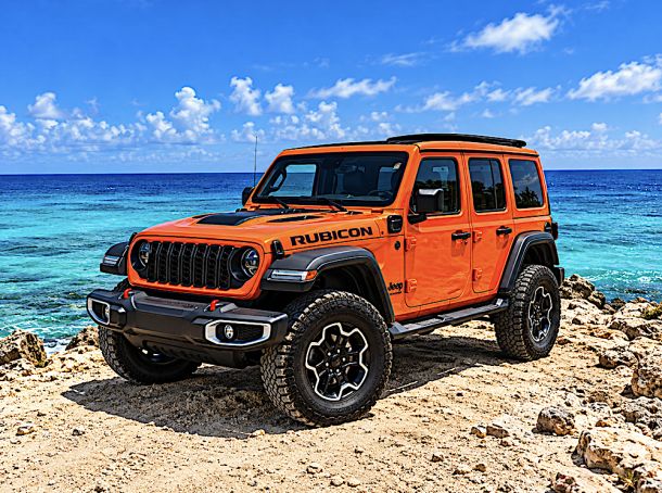 Jeep Wrangler Hybride Cabrio met elektrisch Sunroof Unlimited 4xe 380 Rubicon 